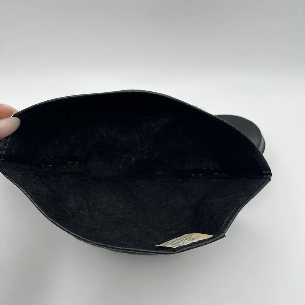 Vintage 1980s Disney Channel Black Mickey Mouse Ears Hat Benay Albee Promo RARE